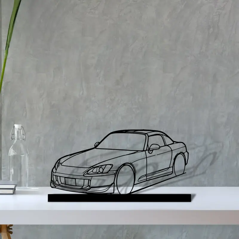 s2000-hard — S (30 cm) metal wall art