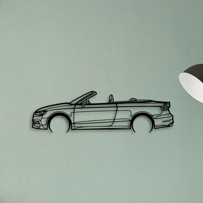 S3 Convertible 2015 — XS (50 cm) metal wall art