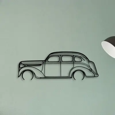 Sedan 1938 — XS (50 cm) metal wall art