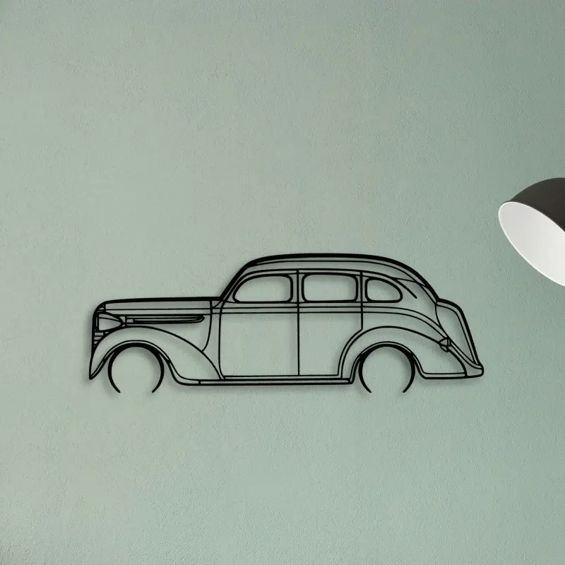 Sedan 1938 — XS (50 cm) metal wall art