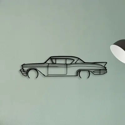 SEV 1957 — XS (50 cm) metal wall art