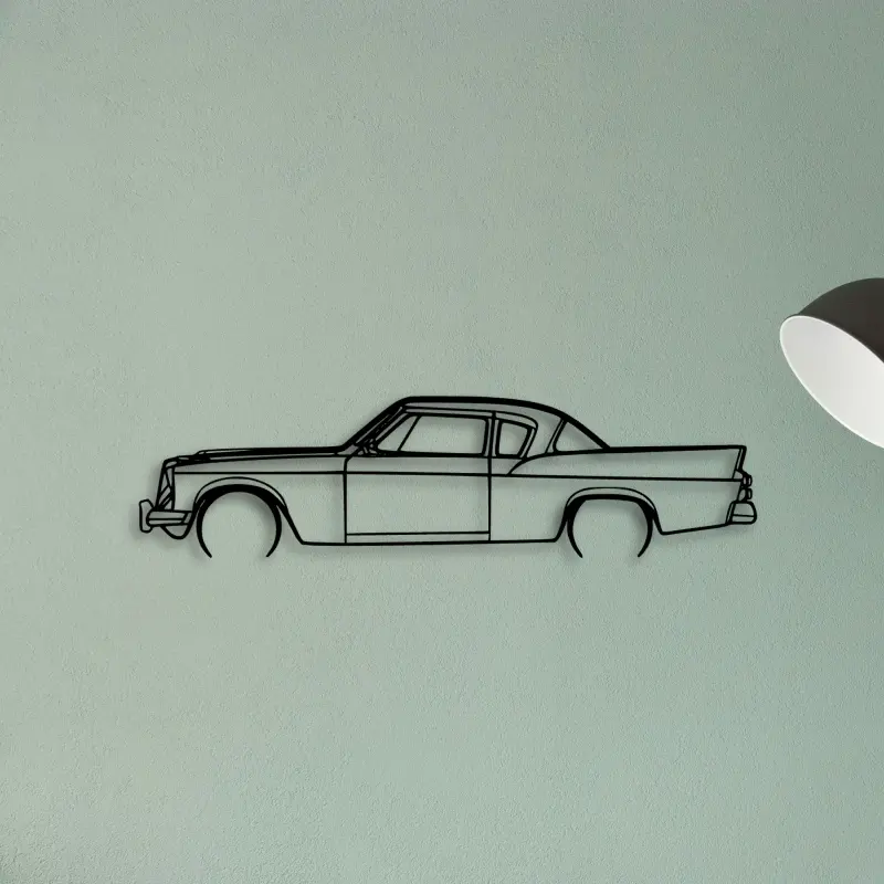 Silverhawk 1957 — XS (50 cm) metal wall art