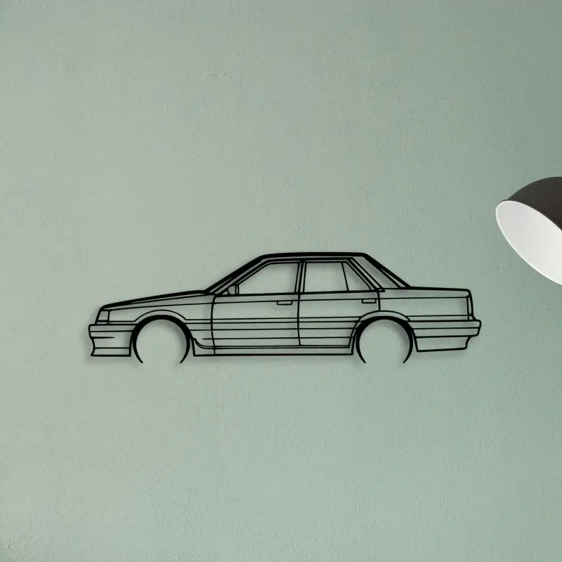Skyline R31 1989 — XS (50 cm) metal wall art