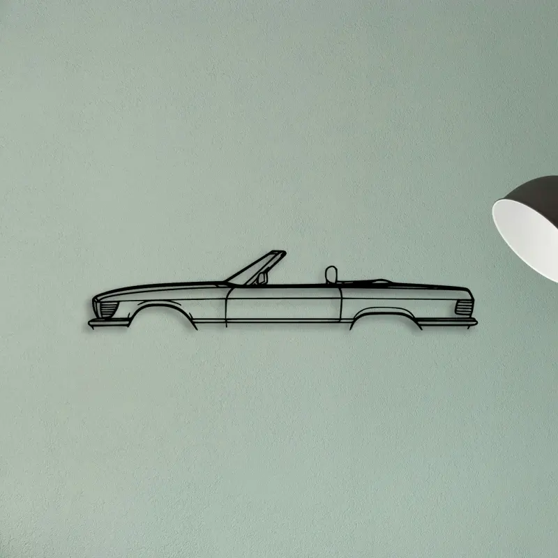 SL 560 1988 — XS (50 cm) metal wall art