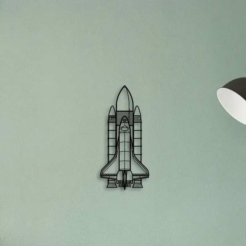 Space System — XS (50 cm) metal wall art