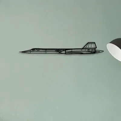 SR71 Blackbird — XS (50 cm) metal wall art