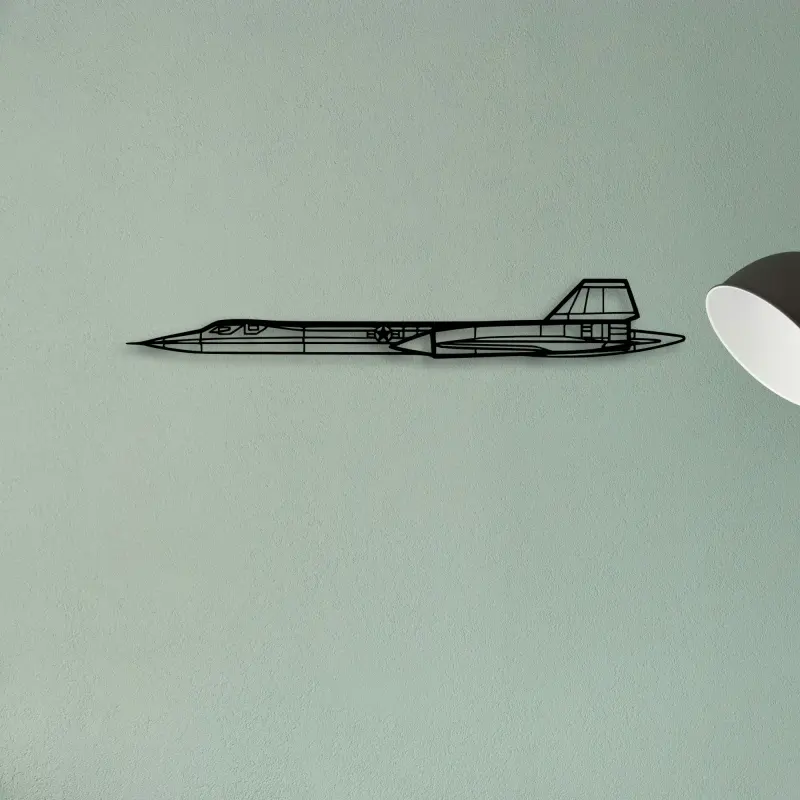 SR71 Blackbird — XS (50 cm) metal wall art
