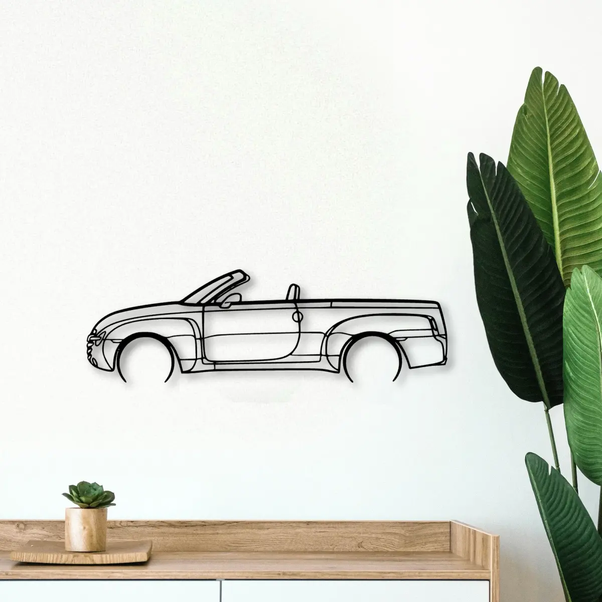 Chevrolet Ssr 2 shape at feature-wall scale