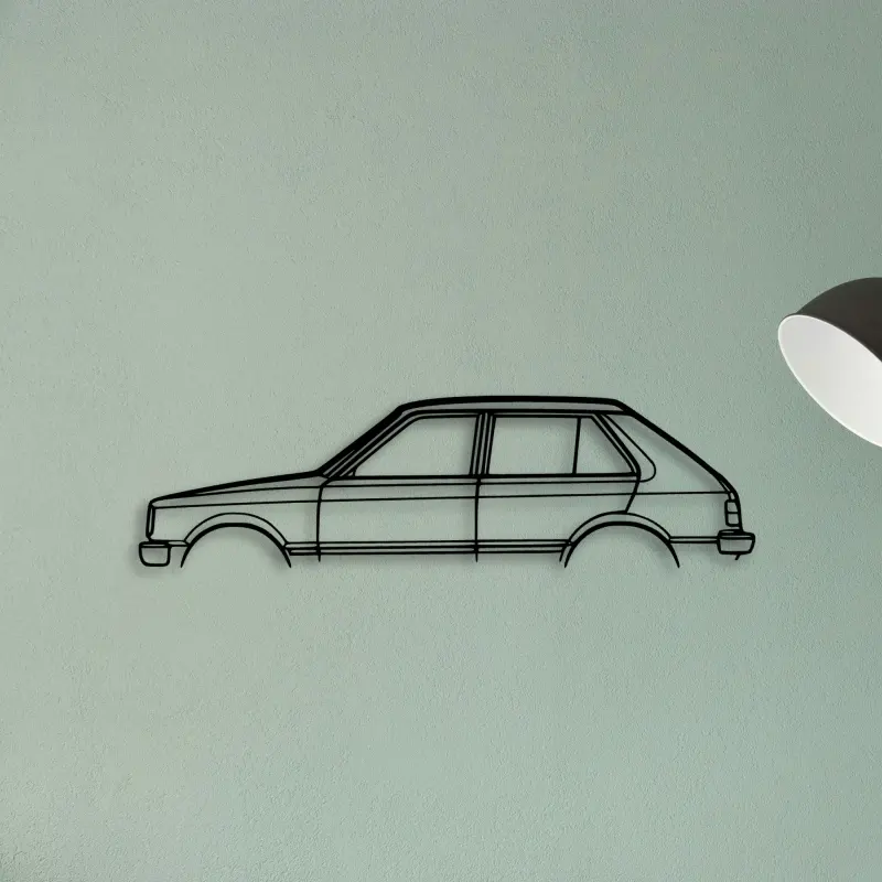 Starlet 1982 — XS (50 cm) metal wall art