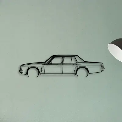 Statesman 1975 — XS (50 cm) metal wall art