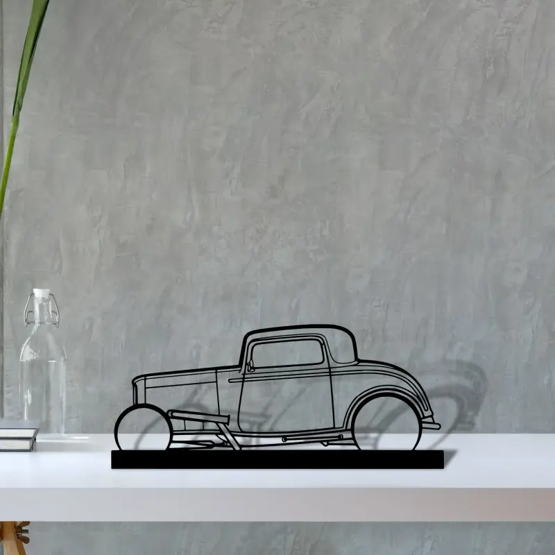 street-rod-1932 — S (30 cm) metal wall art