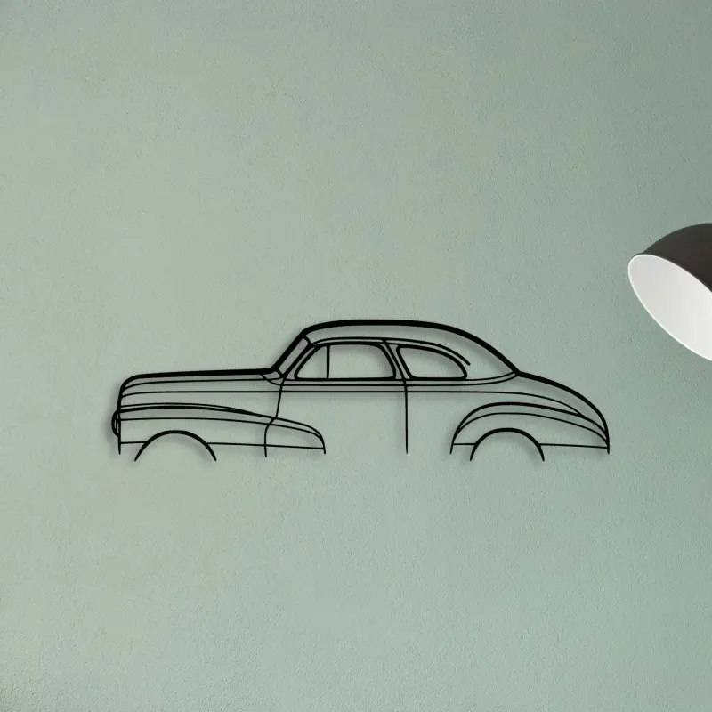 Stylemaster Coupe 1948 — XS (50 cm) metal wall art