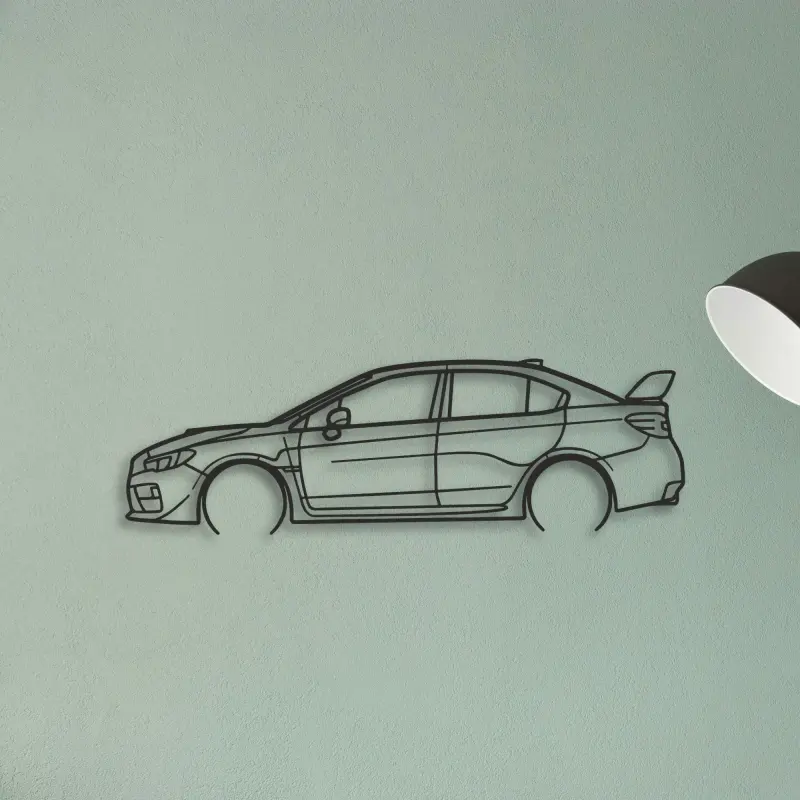 Subaru WRX — XS (50 cm) metal wall art