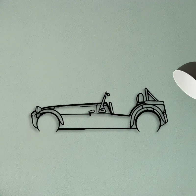 Super 7 — XS (50 cm) metal wall art