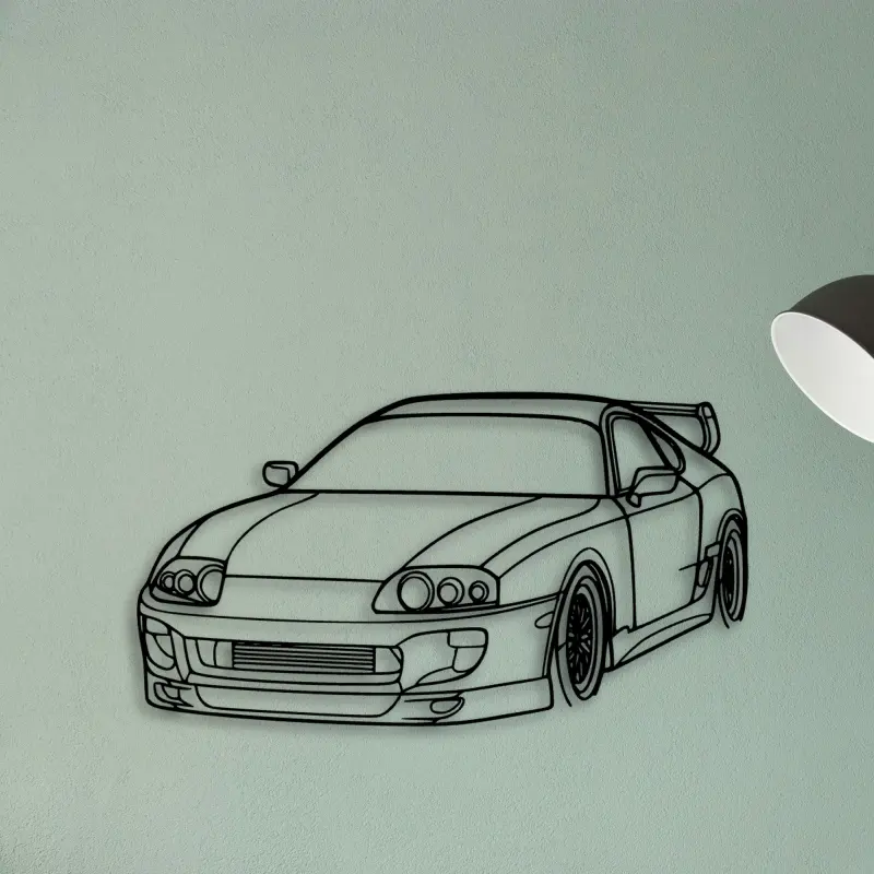 Supra 1994 Angle — XS (50 cm) metal wall art