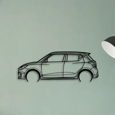 Swift Sport 2022 — XS (50 cm) metal wall art