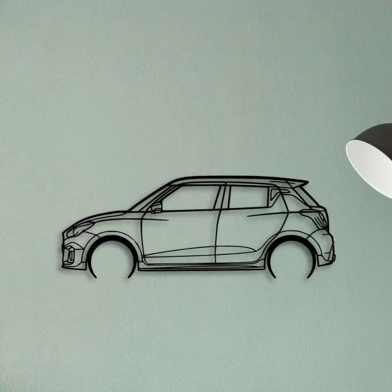 Swift Sport 2022 — XS (50 cm) metal wall art