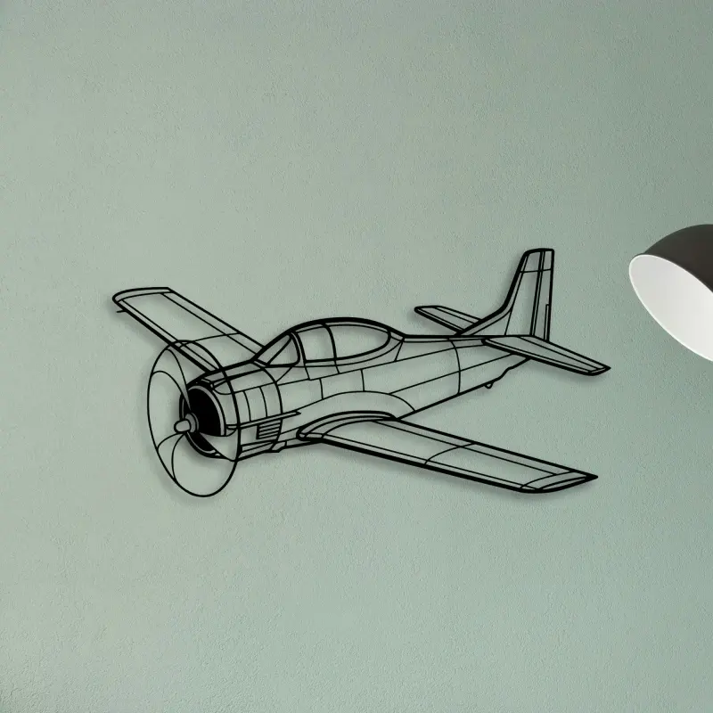 T33 — XS (50 cm) metal wall art