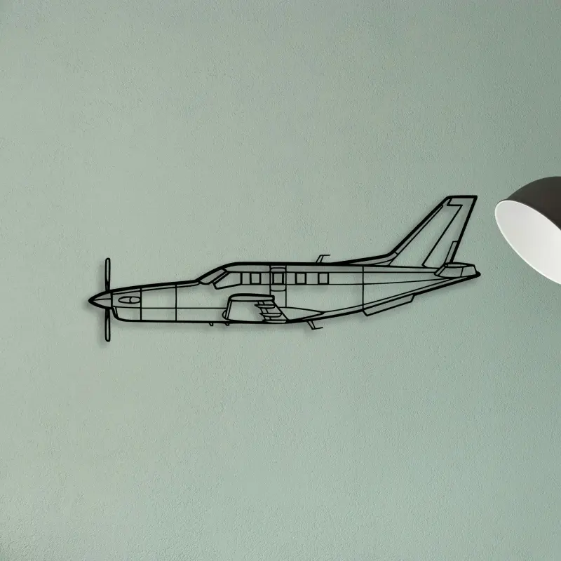 Tbm 700B 2 — XS (50 cm) metal wall art