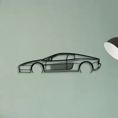 Testarossa 2 — XS (50 cm) metal wall art