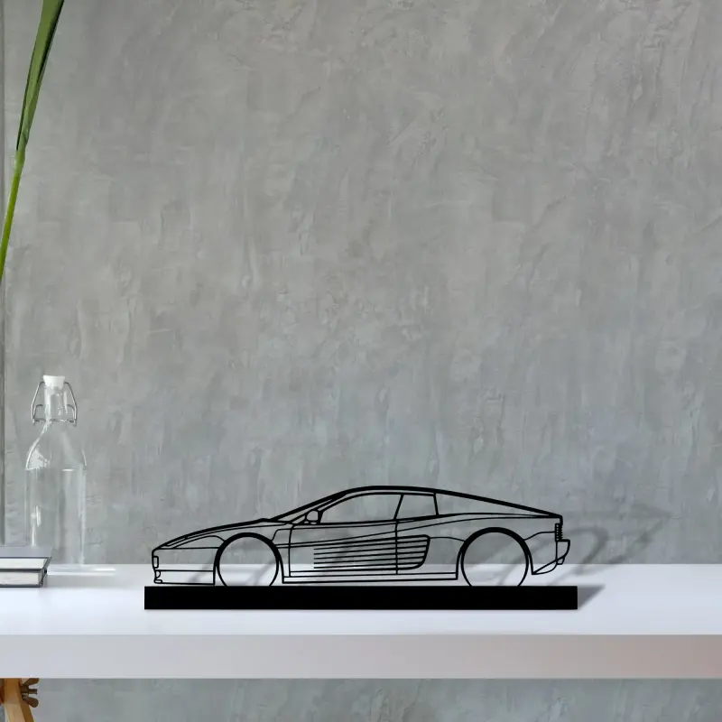 testarossa — S (30 cm) metal wall art
