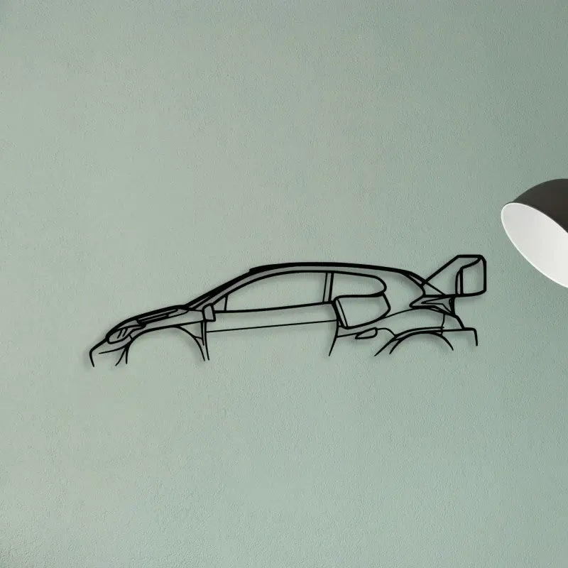 TGR RALLY1 — XS (50 cm) metal wall art