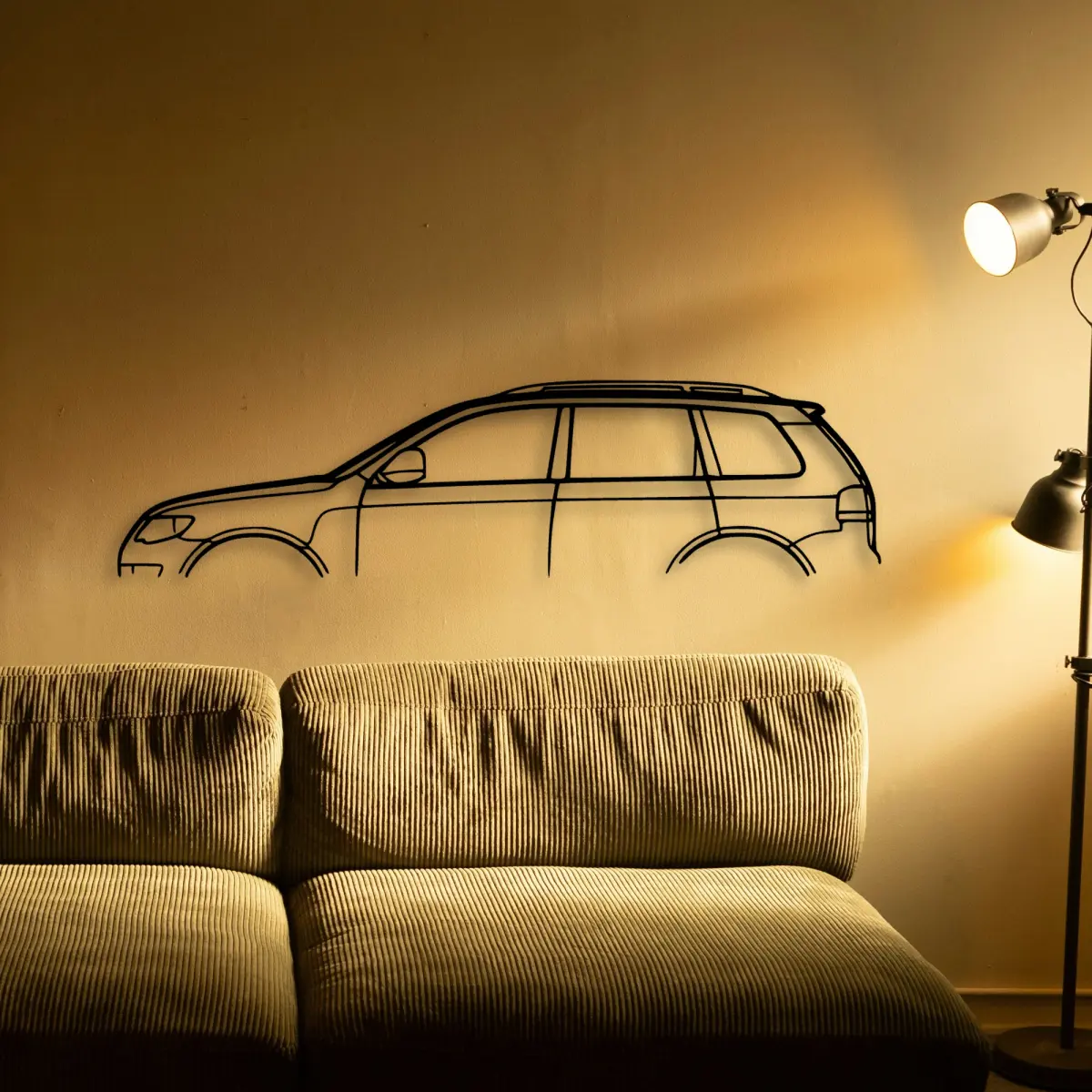 Volkswagen Touareg 2009 form, racing stance