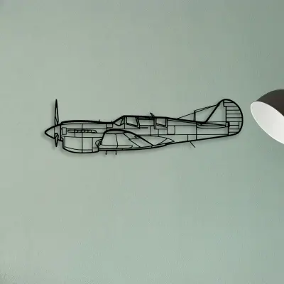 Tp 40N Warhawk 2 — XS (50 cm) metal wall art