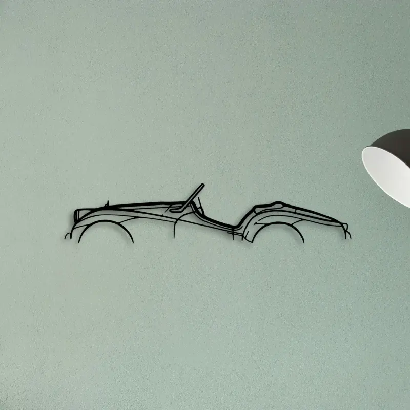 TR3A 1959 — XS (50 cm) metal wall art