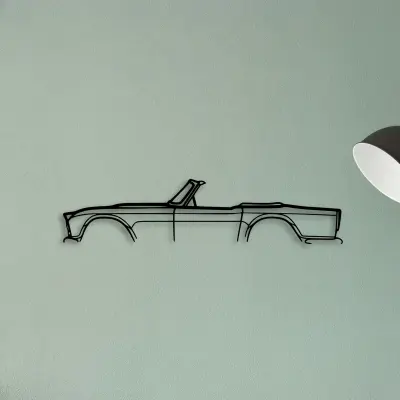 TR4 1965 — XS (50 cm) metal wall art