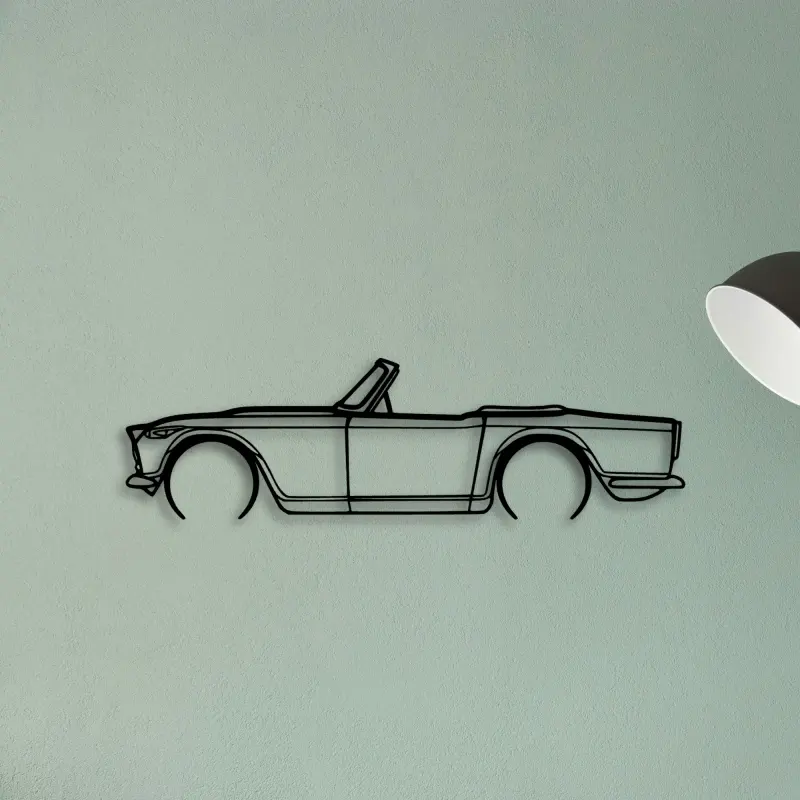 TR4A IRS 2 — XS (50 cm) metal wall art