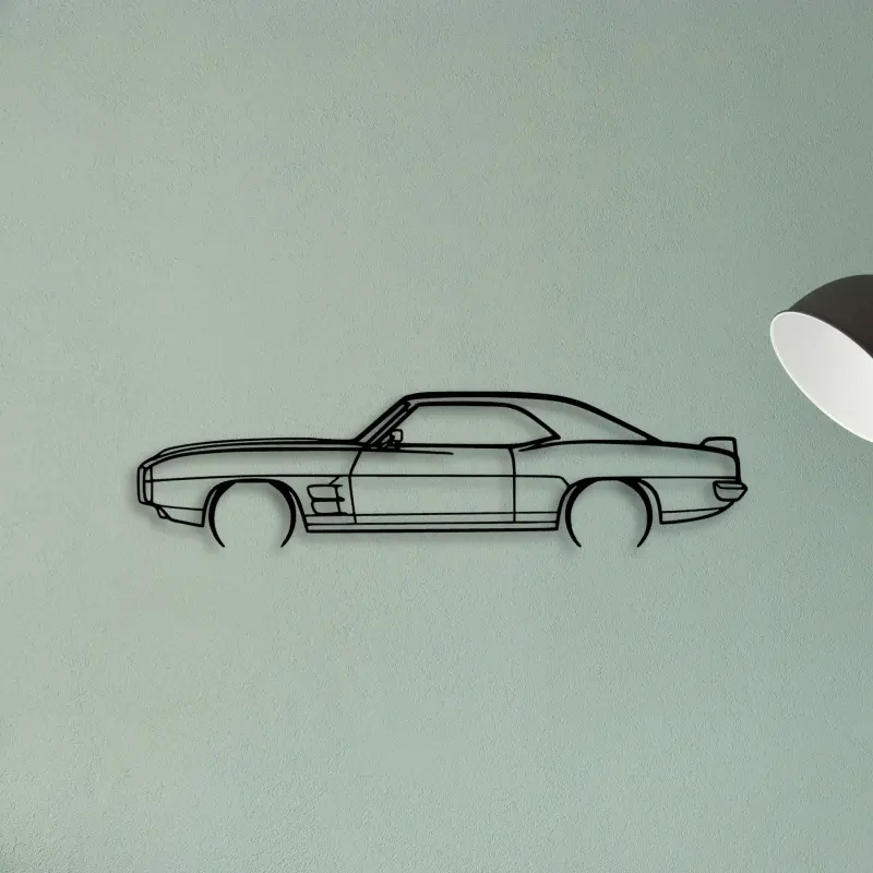 Trans AM 1969 — XS (50 cm) metal wall art