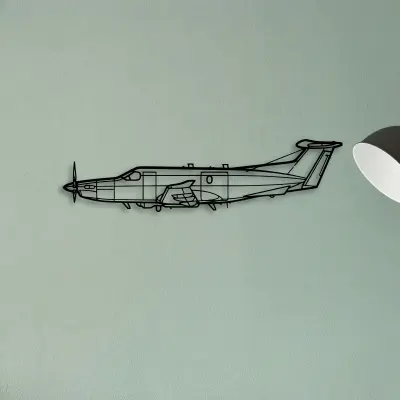 U 28A Draco — XS (50 cm) metal wall art