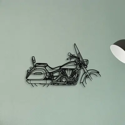 V Star 1300 Tourer — XS (50 cm) metal wall art