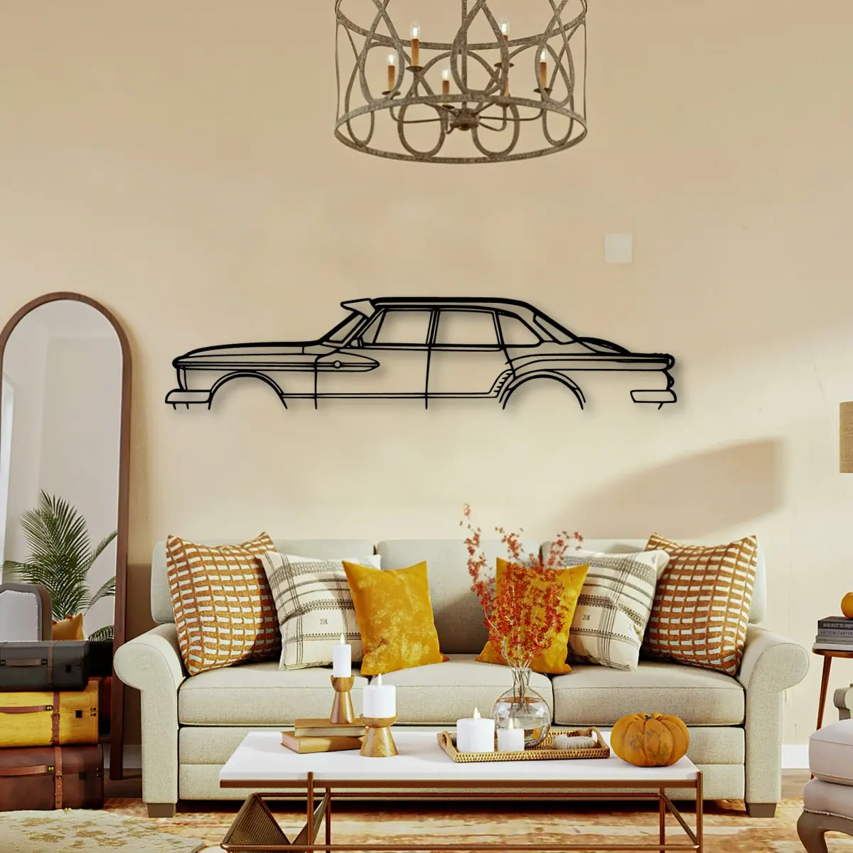 Chrysler Valiant R 1962 outline from a different angle