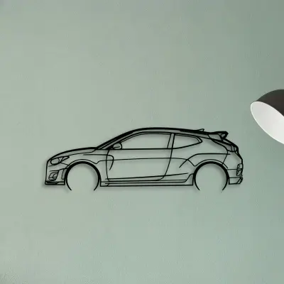 Veloster N 2 — XS (50 cm) metal wall art