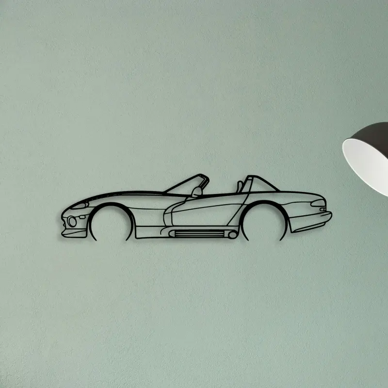 Viper 1993 RT10 — XS (50 cm) metal wall art