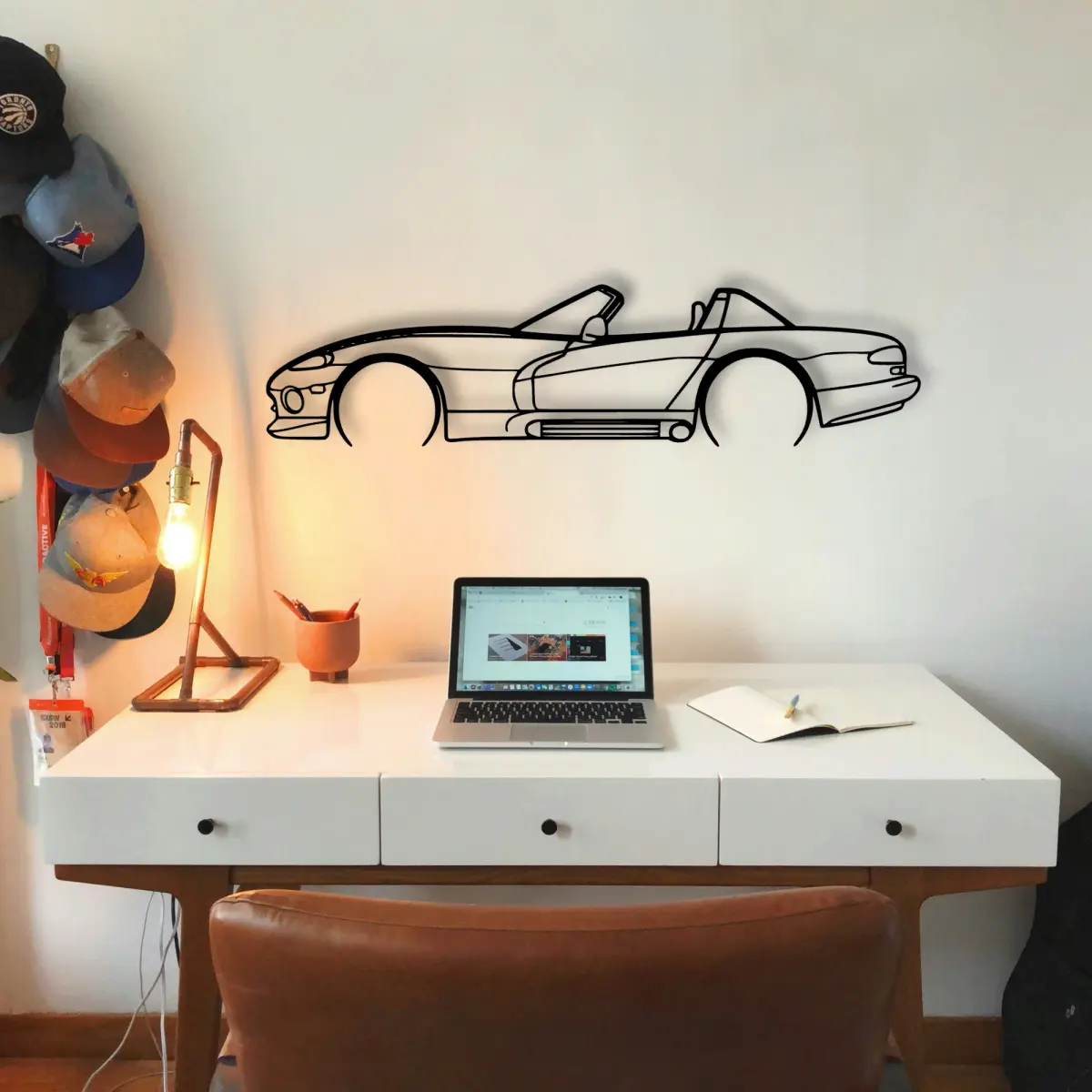 Dodge Viper 1993 Rt10 outline at feature-wall scale