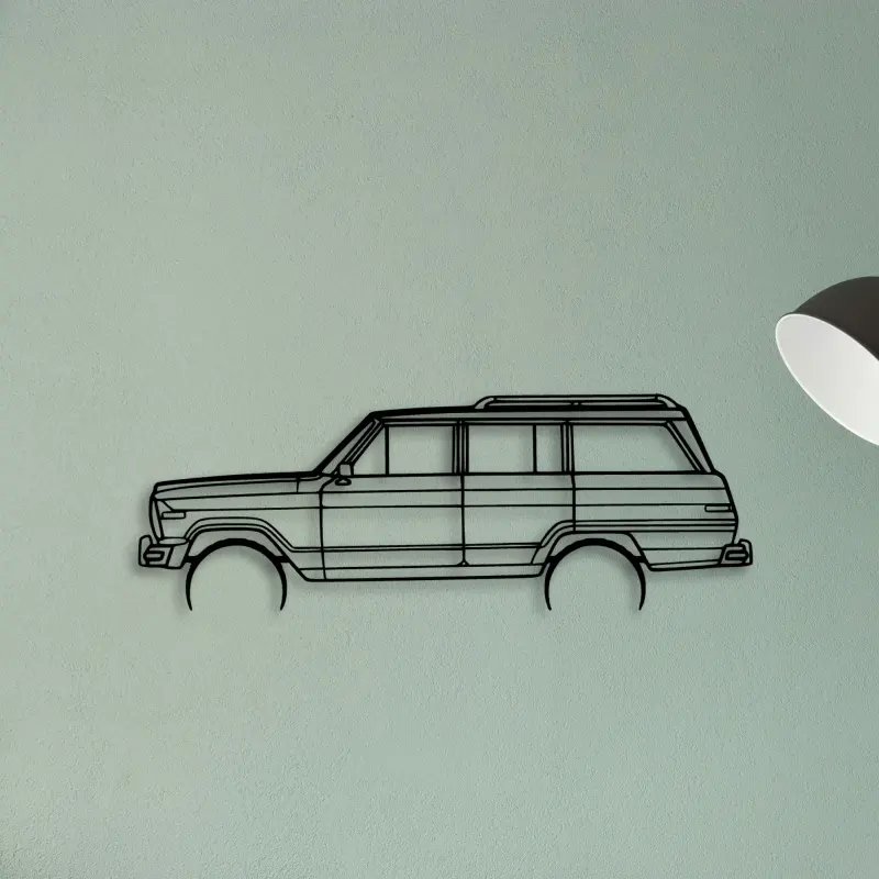 Wagoneer 1986 — XS (50 cm) metal wall art
