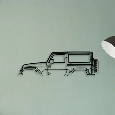 Wrangler 2013 — XS (50 cm) metal wall art