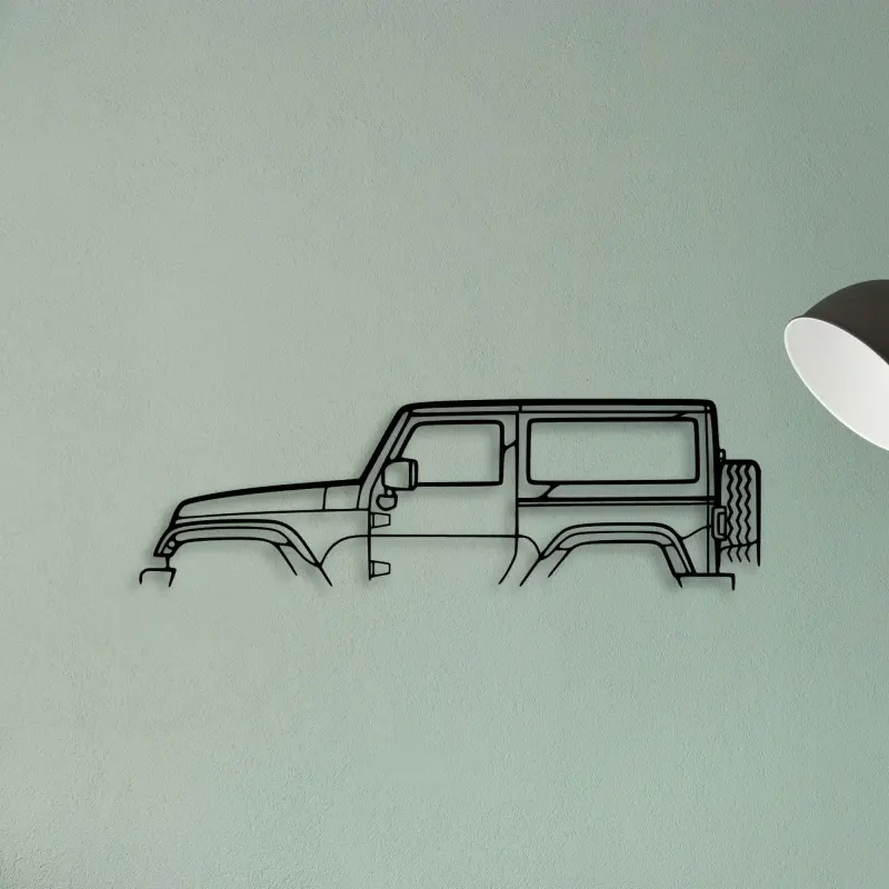 Wrangler 2013 — XS (50 cm) metal wall art