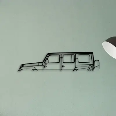 Wrangler 2016 — XS (50 cm) metal wall art