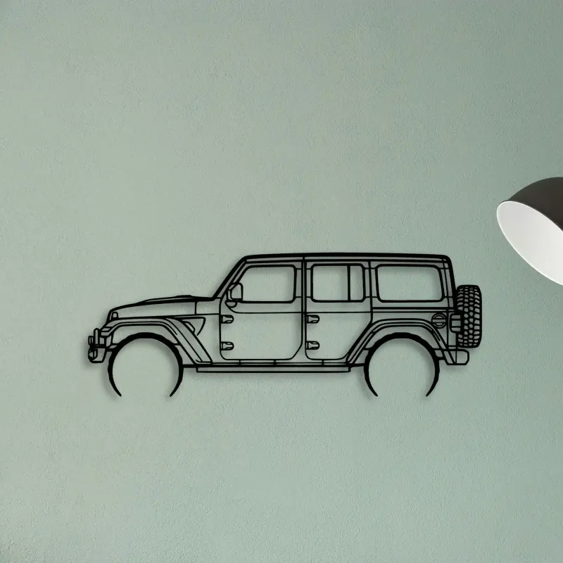 Wrangler 392 XR — XS (50 cm) metal wall art