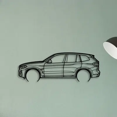 X3 M40I — XS (50 cm) metal wall art