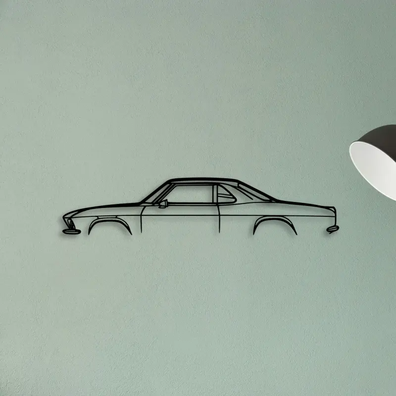 Yenko Stinger 1967 — XS (50 cm) metal wall art