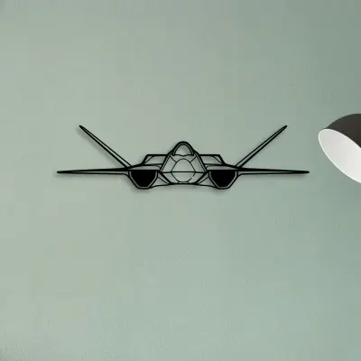 Yf 23 — XS (50 cm) metal wall art