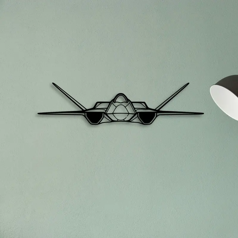 Yf 23 — XS (50 cm) metal wall art