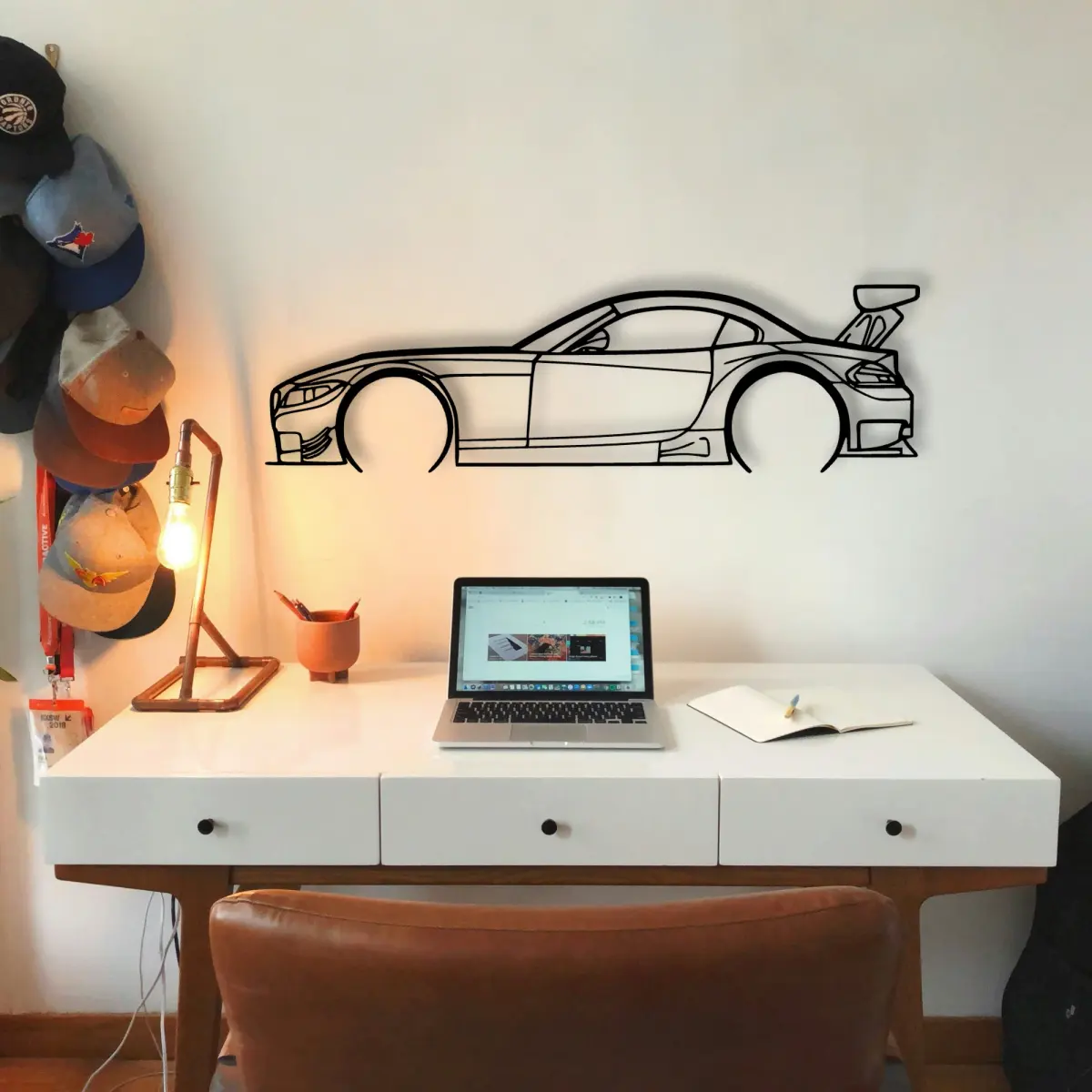 Bmw Z4 E89 Gt3 cut-metal silhouette from the Tinvibe range