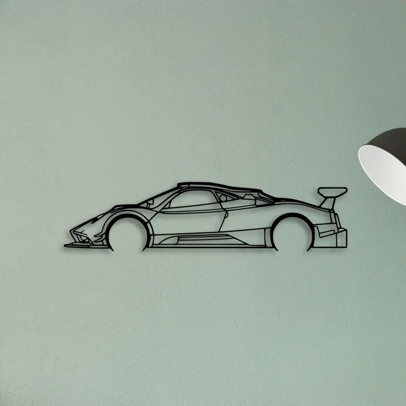 Zonda R 2008 — XS (50 cm) metal wall art