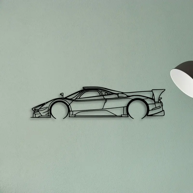 Zonda R EVO — XS (50 cm) metal wall art